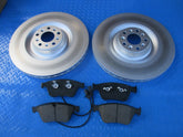 Bentley Continental Gt Gtc Flying Spur front brake pads 2 rotors #4289