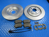 Bentley Continental Gt GTc Flying Spur rear brake pads rotors disc x2 #5813