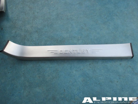 Bentley Continental Flying Spur left Front door sill trim emblem plate