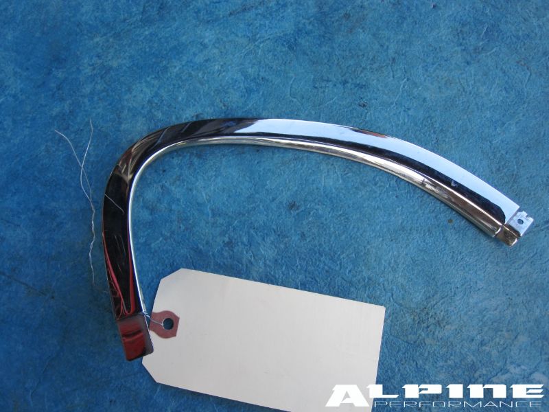 Bentley continental GT left quarter panel glass chrome molding
