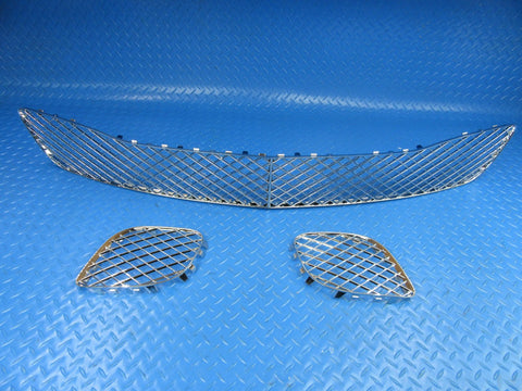 Bentley Continental Flying Spur front bumper chrome grille 3pcs #9070