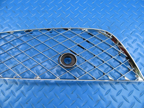 Bentley Continental Gt Gtc S V8 chrome front bumper left grille #9192