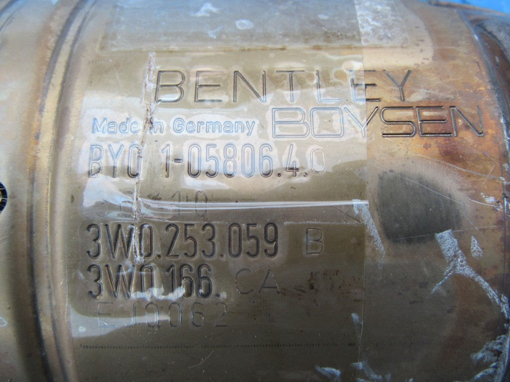 Bentley Flying Spur GT GTC front left catalytic converter #5667