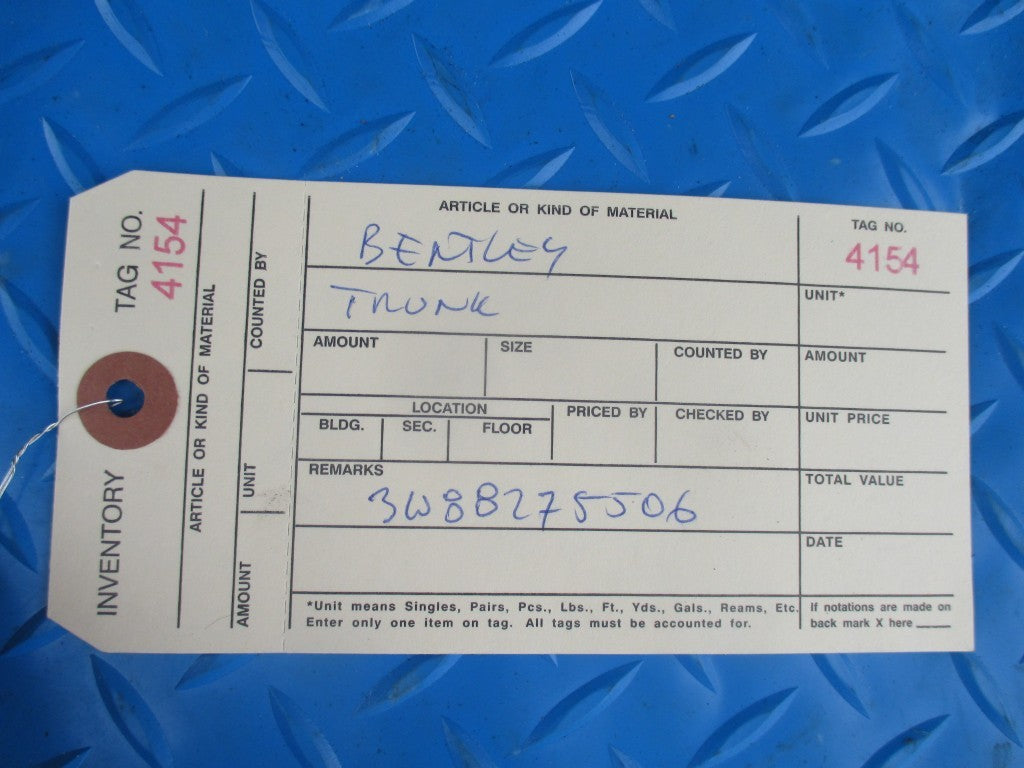 Bentley Continental GT trunk boot shocks lift support #4154
