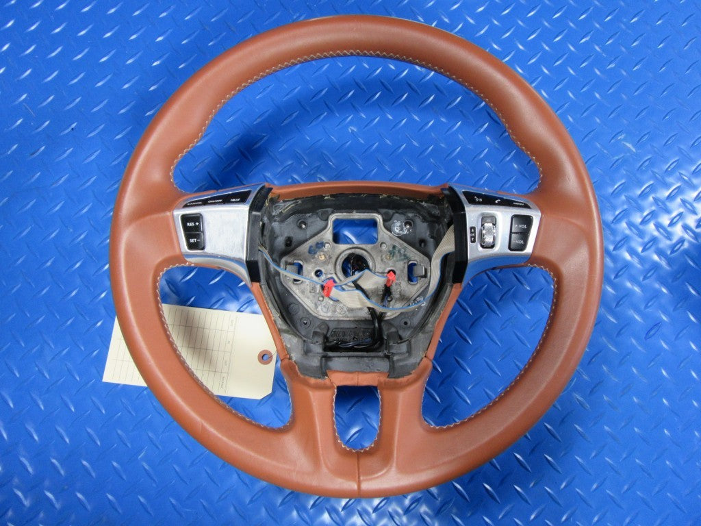 Bentley Flying Spur GT GTC steering wheel brown 3 spoke #6211