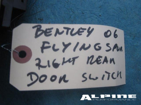 Bentley Continental Flying Spur right rear window switch
