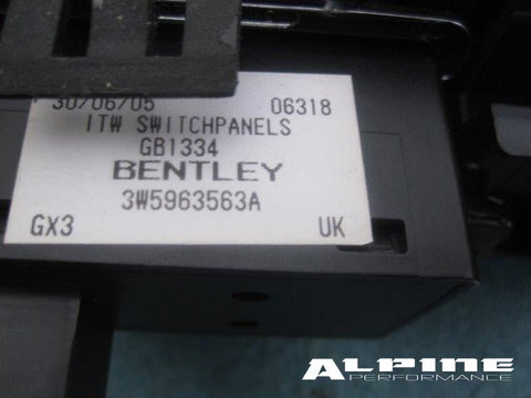 Bentley Continental Flying Spur right rear window switch