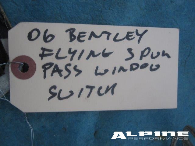 Bentley Continental Flying Spur right rear window switch