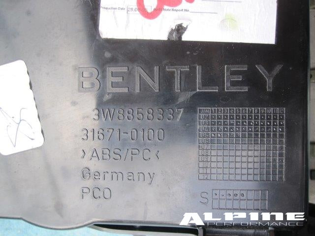 Bentley Continental Console Panel