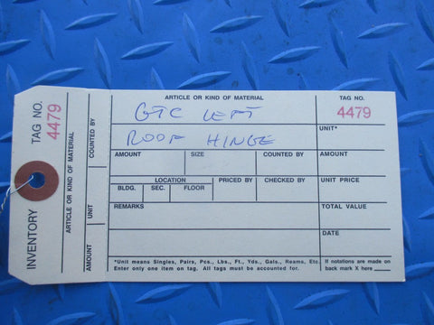 Bentley Gtc left convertible top roof hinge stowage box #4479