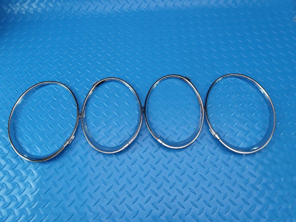 Bentley Gt Gtc Flying Spur headlight chrome trim rings #9356