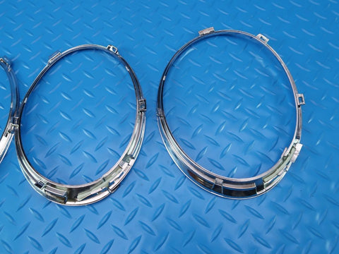 Bentley Gt Gtc Flying Spur headlight chrome trim rings #9356