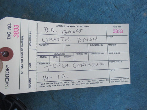 Rolls Royce Ghost Dawn Wraith radio menu screen touch controller #3833