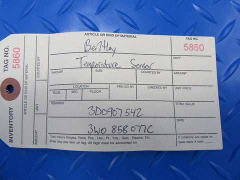 Bentley Flying Spur GT GTC temperature sensor oem #5860
