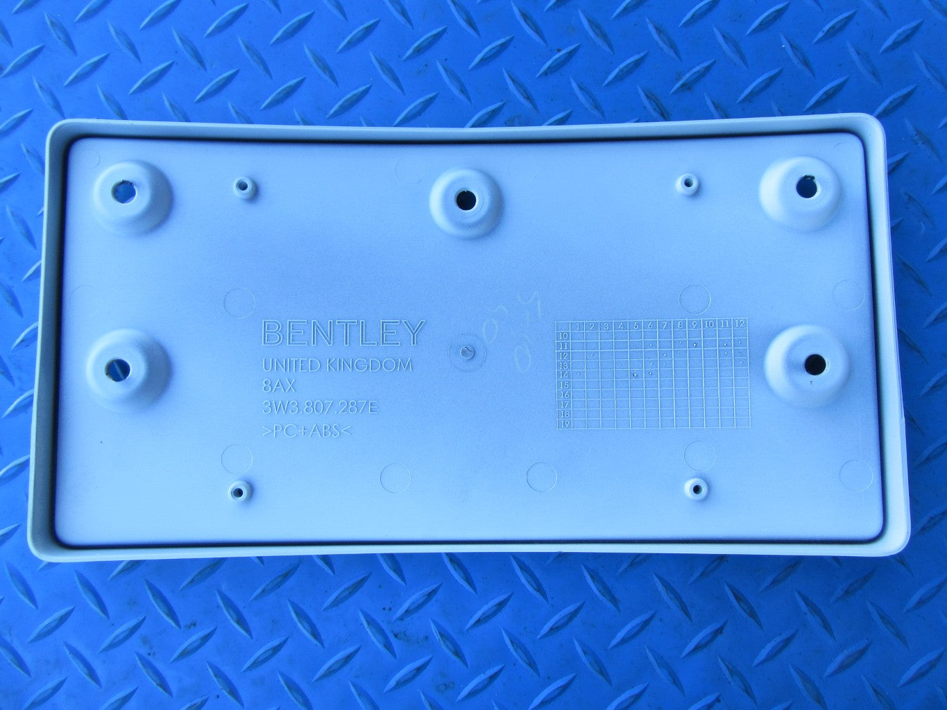 Bentley Continental GT GTC license plate holder #0205