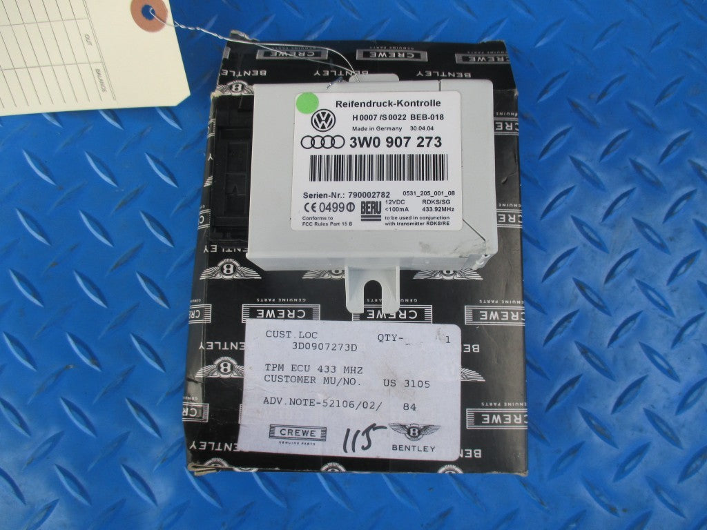 Bentley Flying Spur GT tire pressure monitor tpm control module #4187