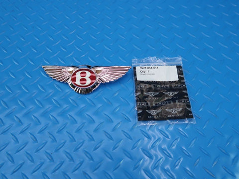 Bentley Continental Gtc Gt grille red B badge emblem crest wings #9848