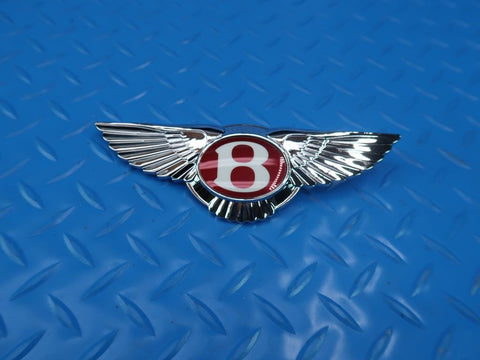 Bentley Continental Gtc Gt grille red B badge emblem crest wings #9848