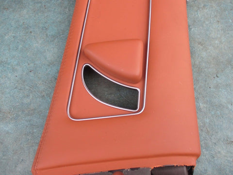 Bentley Continental Flying Spur right B pillar cover trim brown