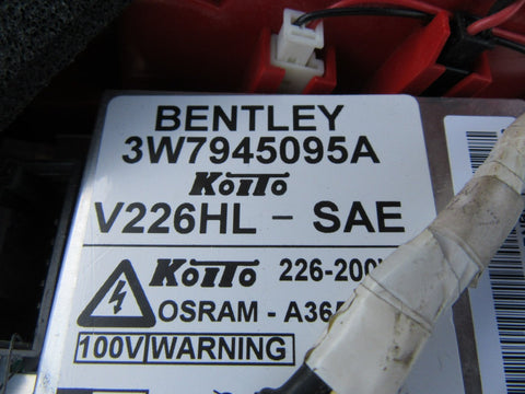 Bentley Continental GTC left tail light FOR PARTS #0166