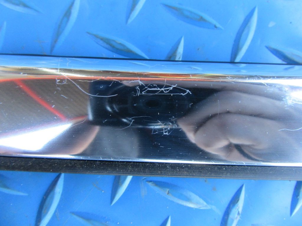 Rolls Royce Ghost left rear door window lower chrome trim #8360