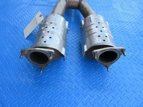 Bentley Continental Flying Spur GT GTC rear catalytic converters cat exhaust mid pipe #8362