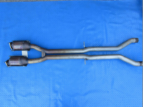 Bentley Continental Flying Spur GT GTC rear catalytic converters cat exhaust mid pipe #8362