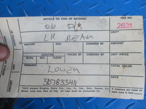 Bentley Flying Spur left rear door lower hinge #2631