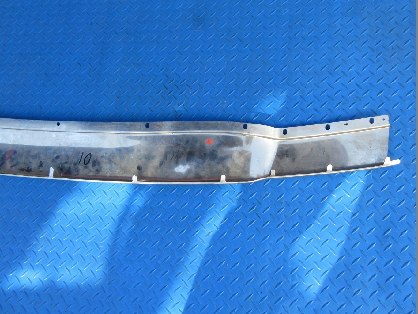 Bentley Arnage rear bumper upper chrome trim #7458