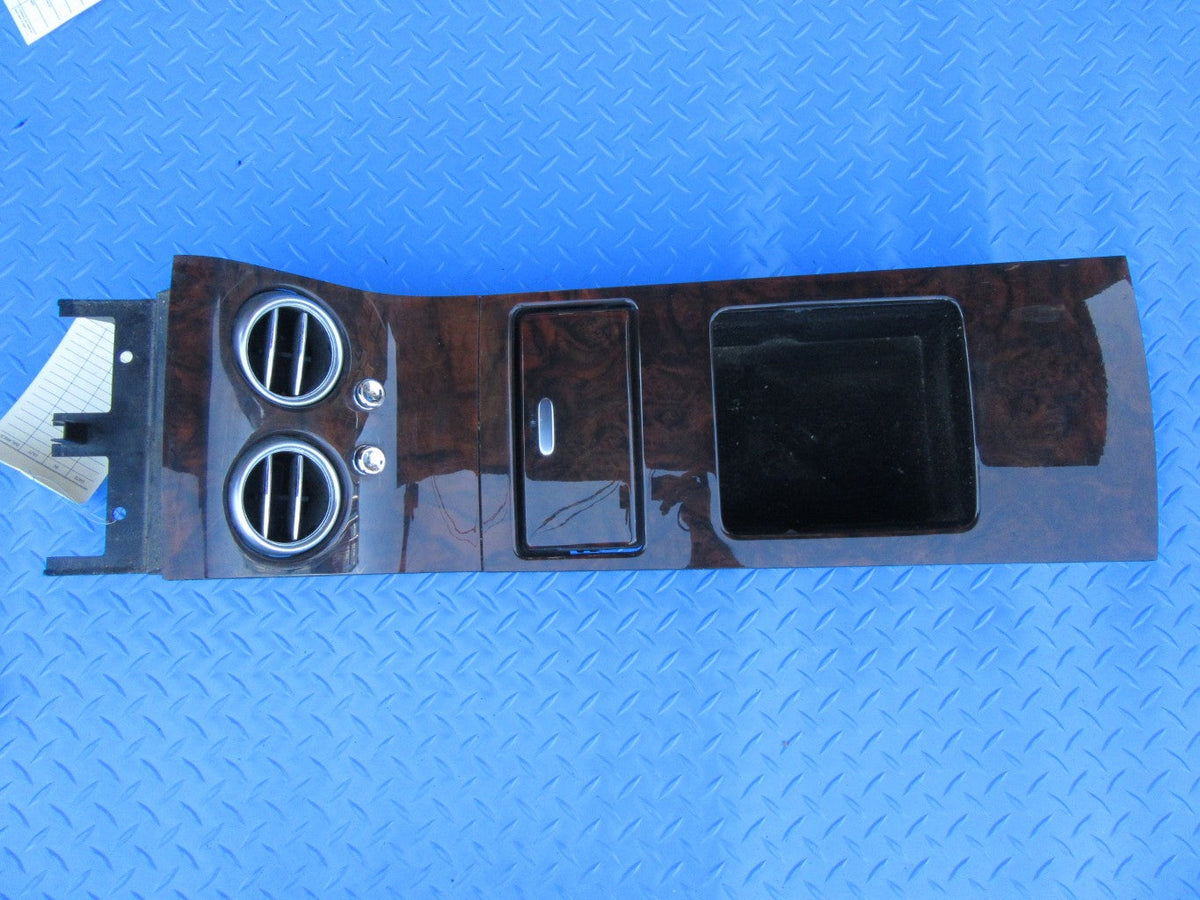 Bentley Continental GT rear woodgrain center console with vents #1777