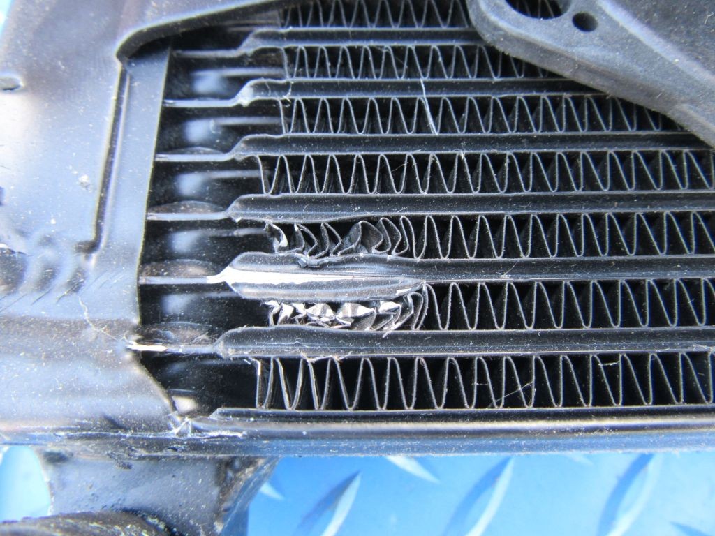 Bentley Arnage left radiator intercooler with fan #7467