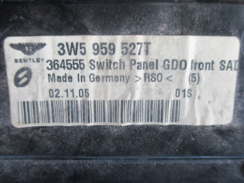 Bentley Continental Flying Spur front overhead console #5064