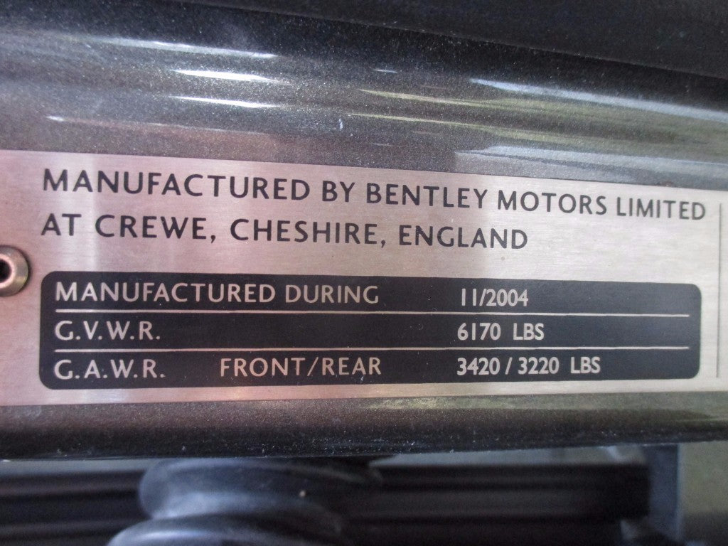 2005 Bentley Continental Gt Supersports Coupe W12