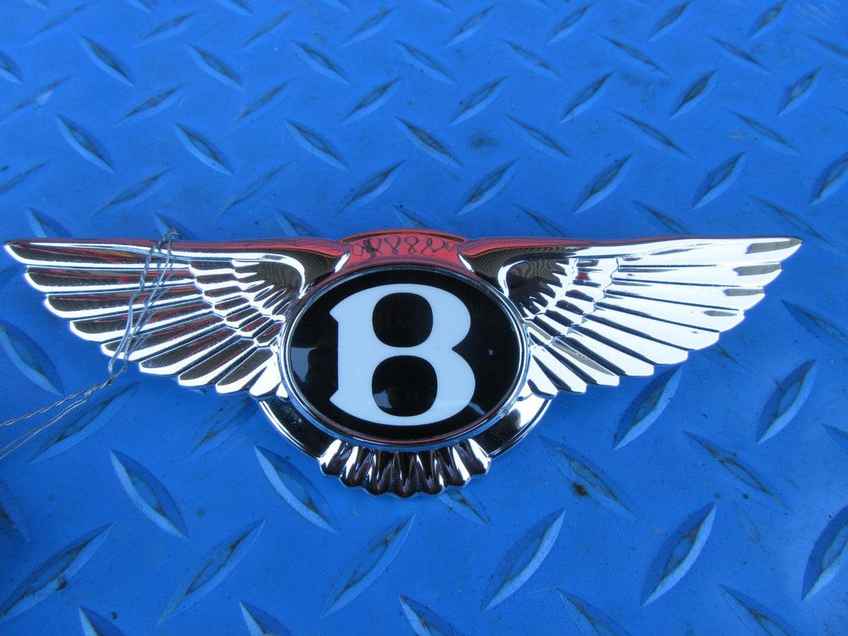 Bentley Continental Flying Spur GT GTC front grill B emblem wings #2857