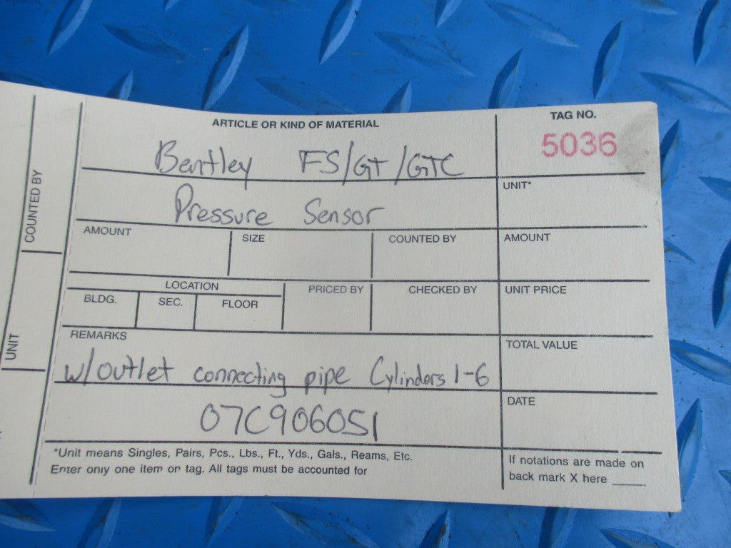 Bentley Flying Spur GT GTC pressure sensor #5036