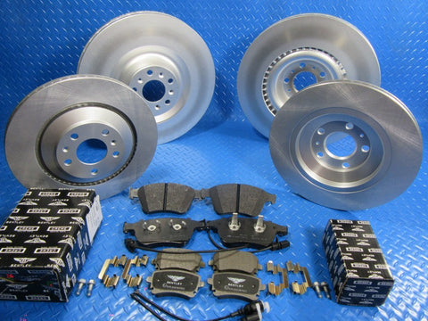 Bentley Gt GTc Flying Spur brake pads & rotors complete set front rear #5837