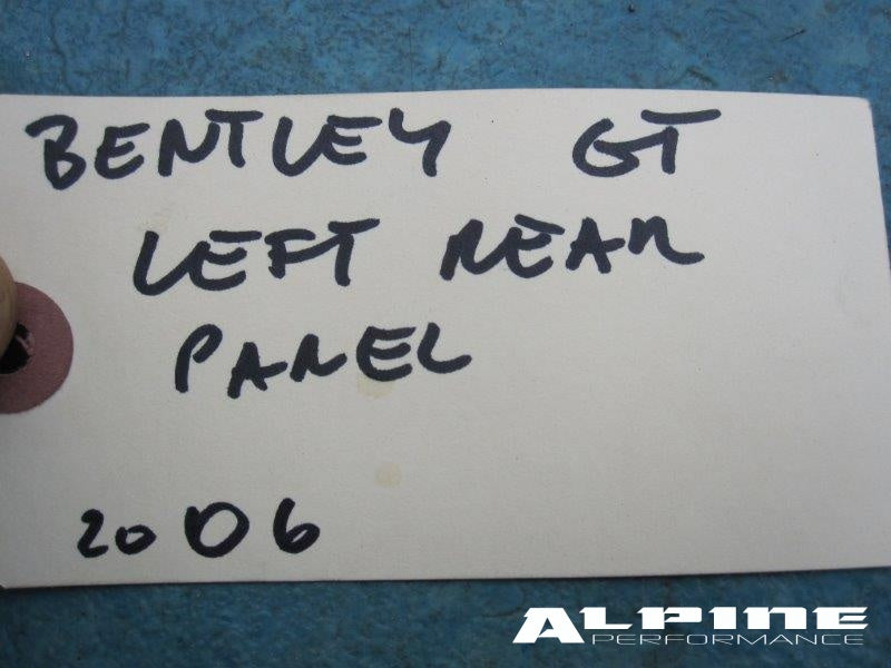 Bentley Continental GT left rear side panel