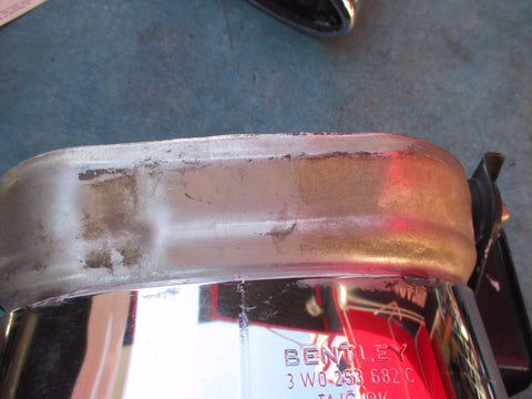 Bentley Continental Gt Gtc right rh passenger side exhaust tip