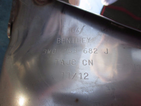 Bentley Continental Gt Gtc right passanger side exhaust tip