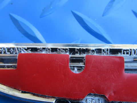 Bentley Continental GT GTC right fender chrome trim #2801