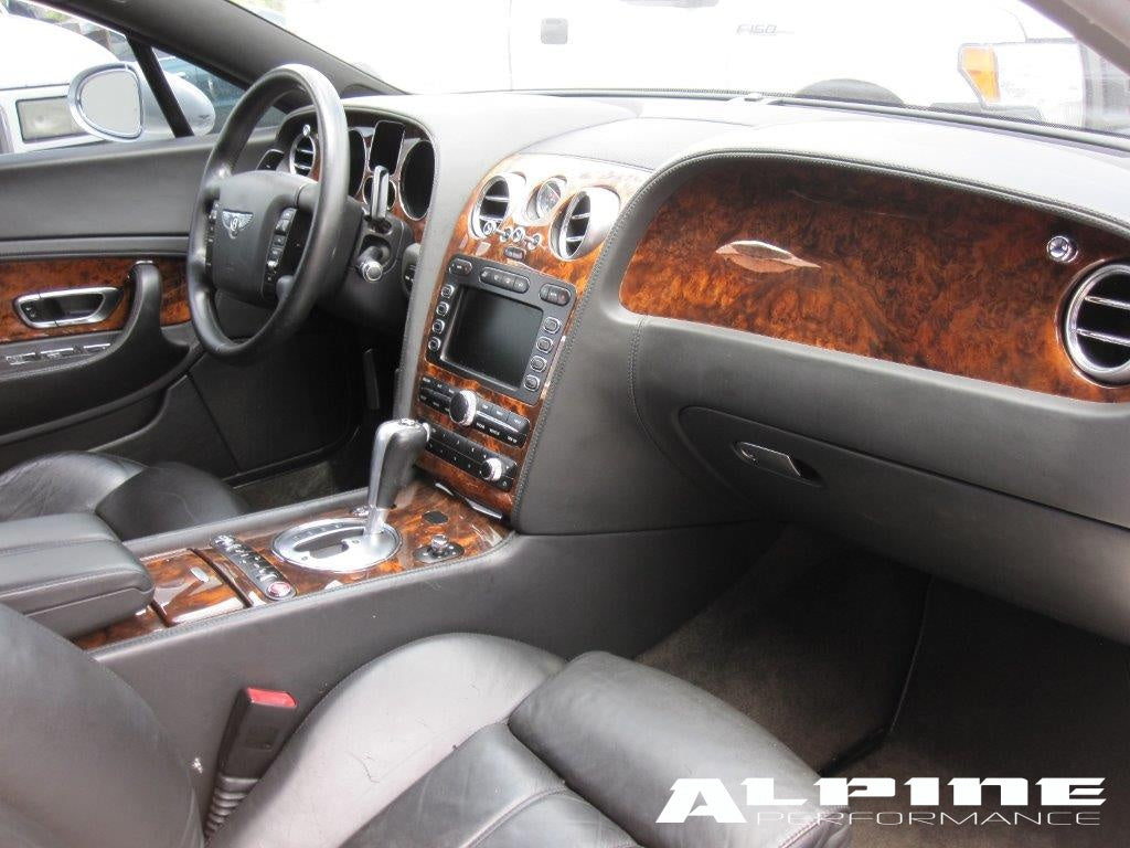 Bentley GT interior: seats, dashboard, door panels, headliner