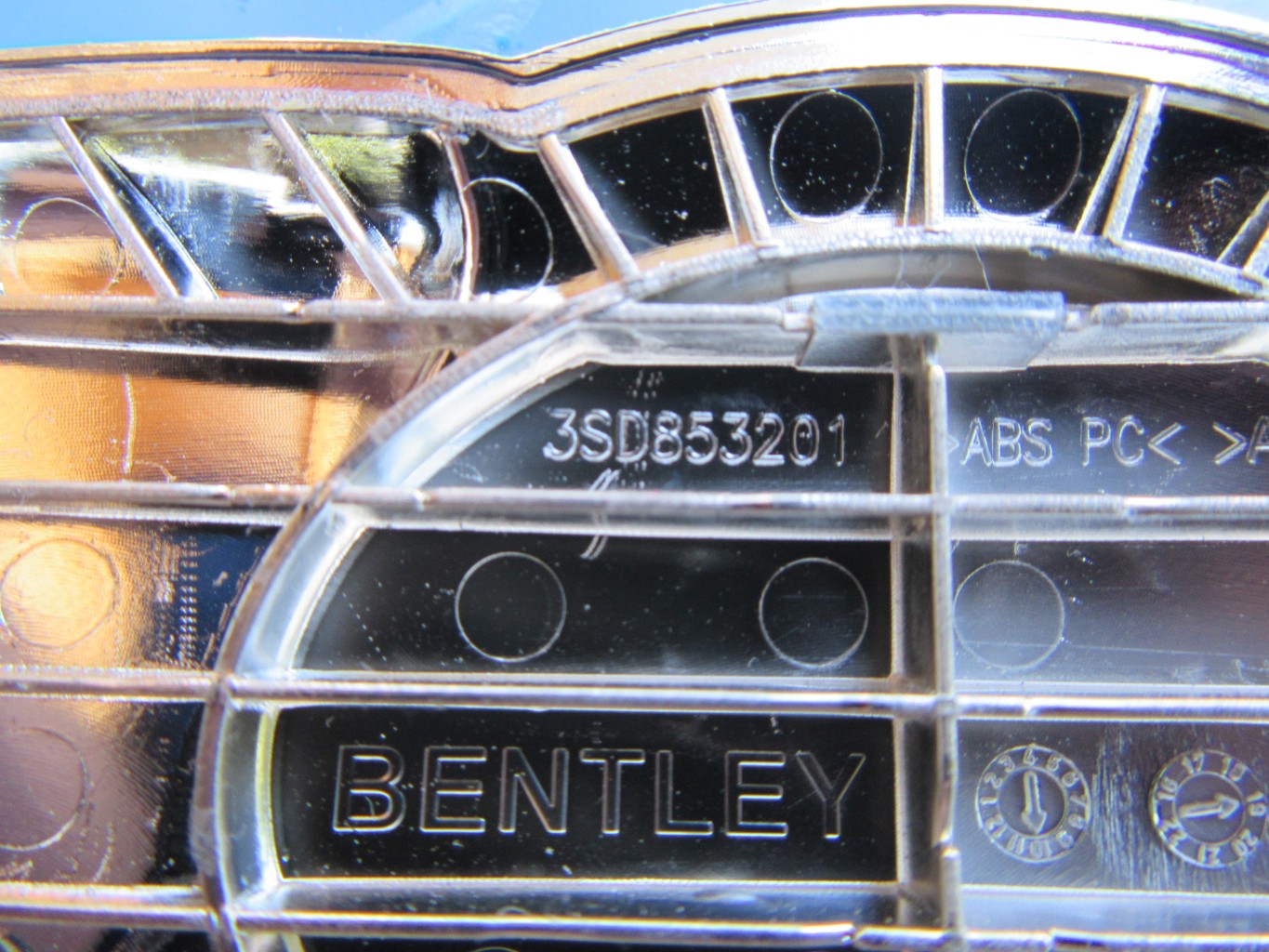 Bentley Continental GT GTC front B emblem wings #2806