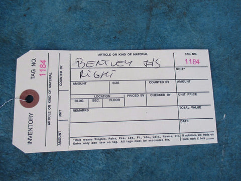 Bentley Continental Flying Spur right B pillar cover trim