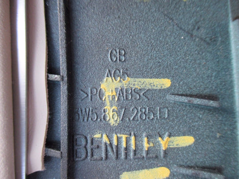 Bentley Continental Flying Spur left B pillar cover trim