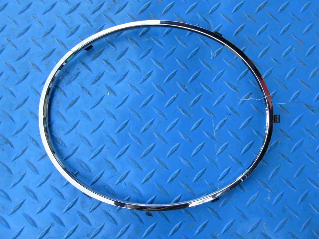 Bentley Bentayga right headlight inner chrome trim ring #7620