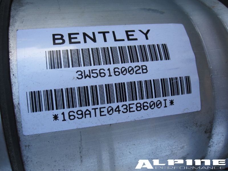 Bentley Continental  Flying Spur right rear air strut shock