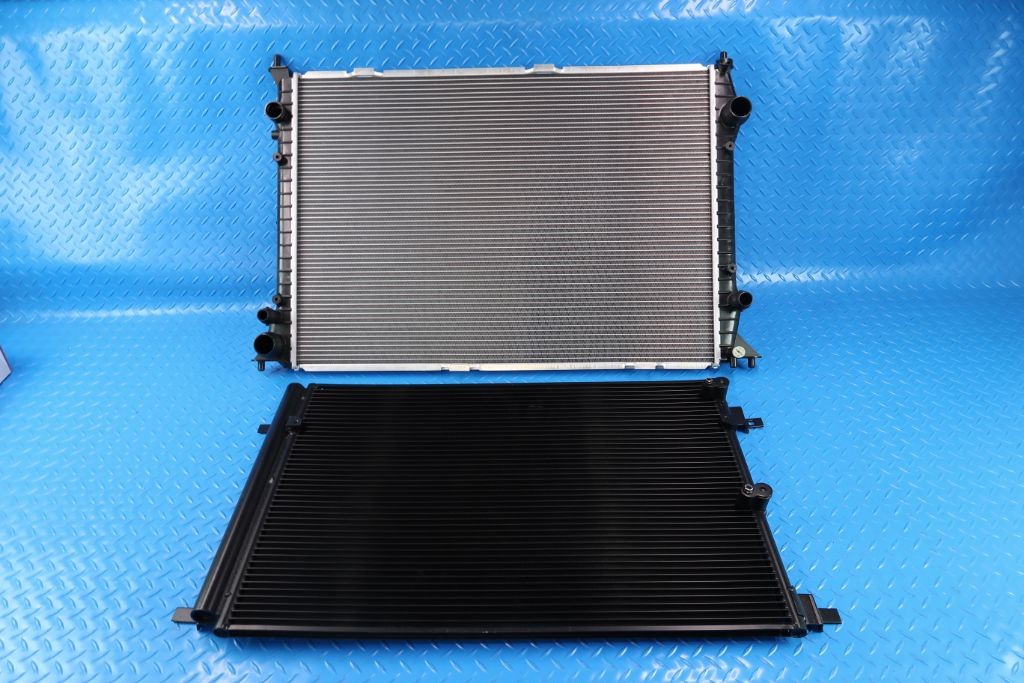 Bentley Gt Gtc Flying Spur cooling radiator & A/C condenser v8 #11187