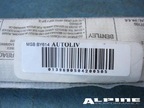 Bentley Continental GT roof curtain head Air Bag