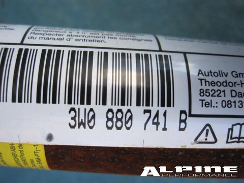Bentley Continental GT roof curtain Air Bag