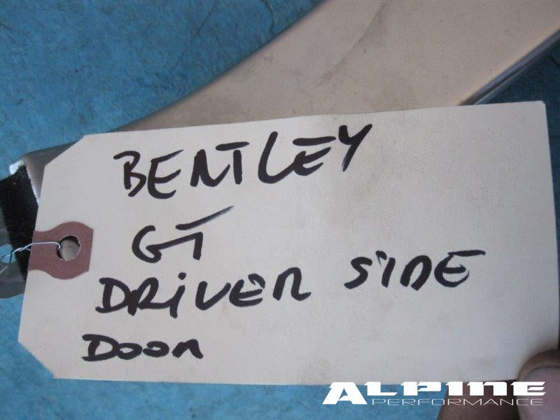 Bentley Continental GT GTC door molding sill kick plate